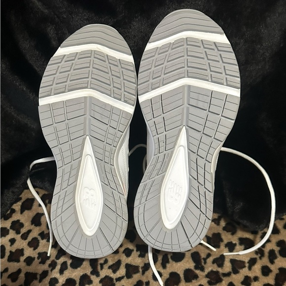 NEW BALANCE 608 v5 WHITE ATHLETIC SNEAKERS - Picture 7 of 7